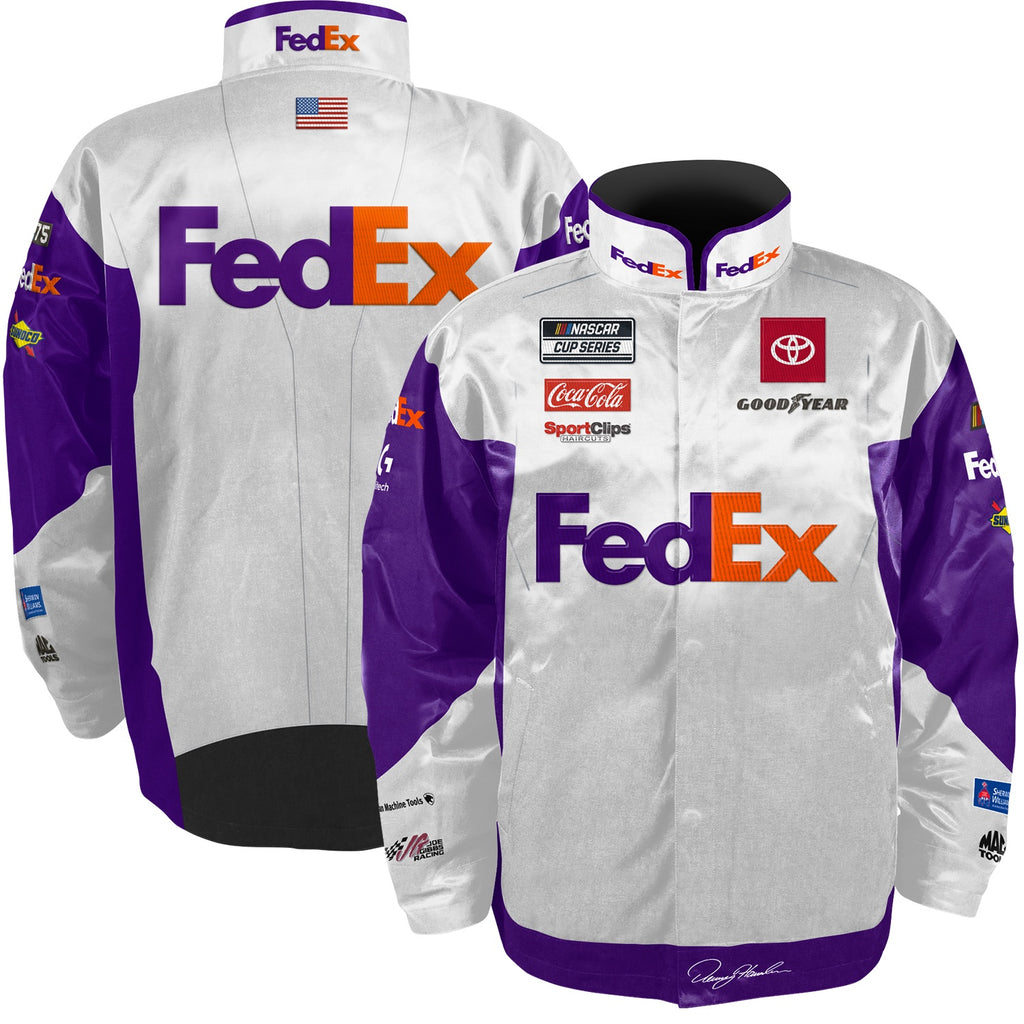 Denny Hamlin FedEx 2023 Uniform Jacket – Joe Gibbs Racing Store