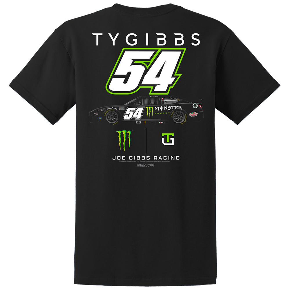 Ty Gibbs 2024 Monster Logo Black Tee