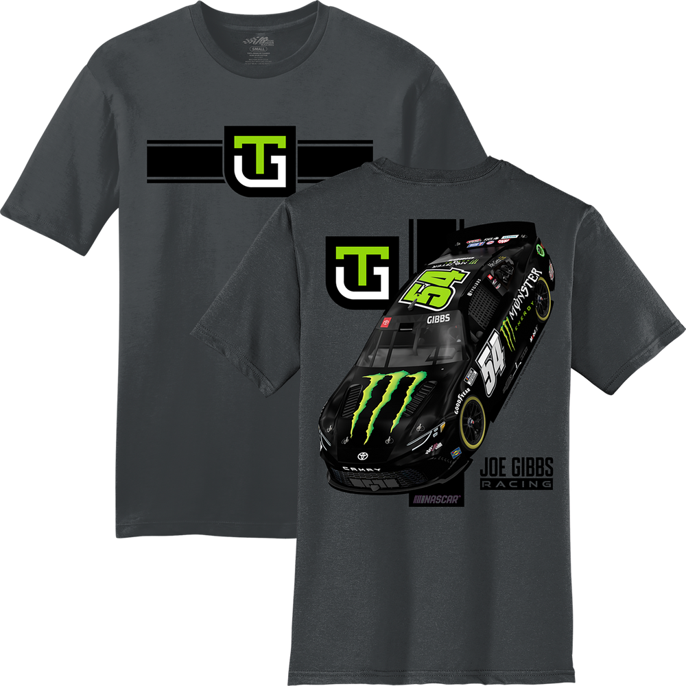 Ty Gibbs  2024 Monster Charcoal Car Tee