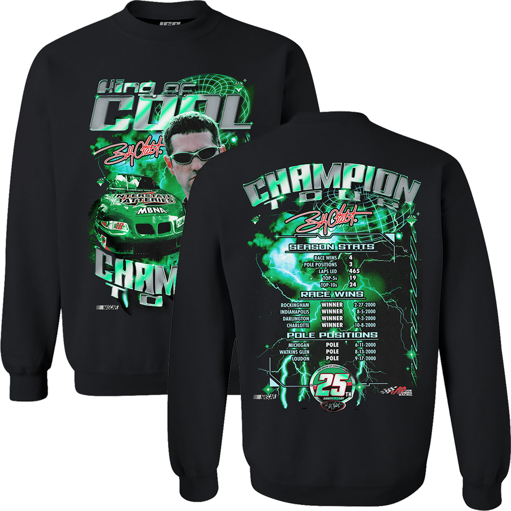 Bobby Labonte "King Of Cool" 25th Anniversary Champion Tour Crew neck sweatshirt