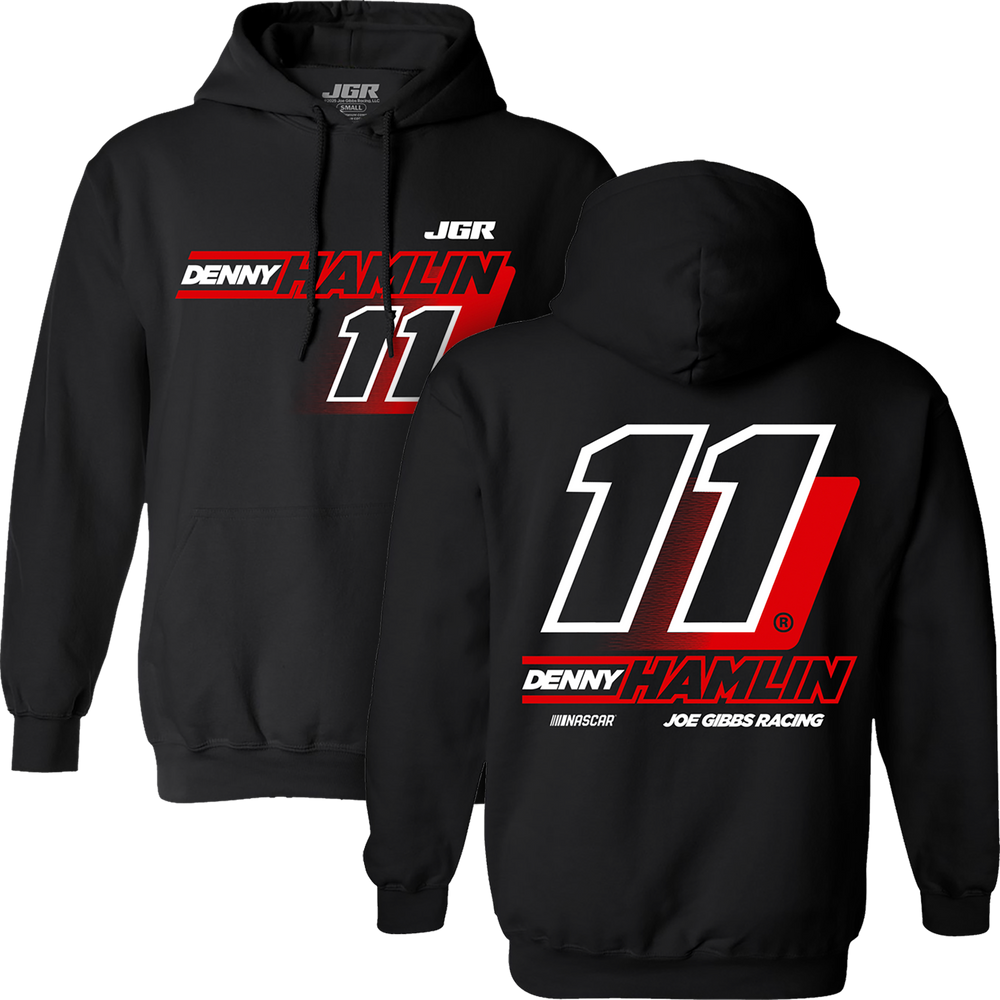 Denny Hamlin Black 2 spot Hoodie