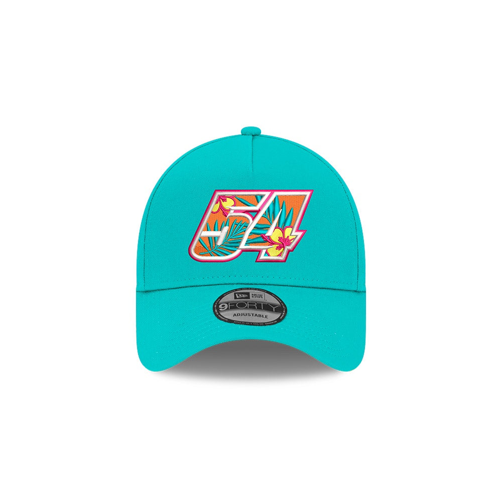 Ty Gibbs  No. 54 940AF Floral Glow Teal Hat