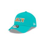 JGR Team New Era 940AF Floral Glow Teal Hat