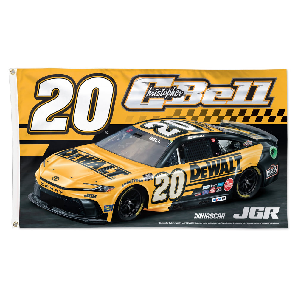 Christopher Bell 2025 DeWalt Deluxe 3x5 Flag