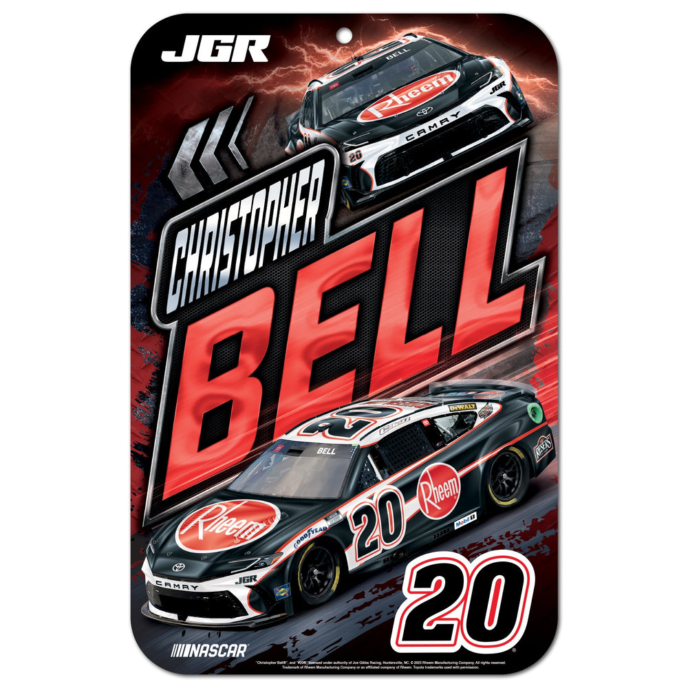 Christopher Bell 11x17 Rheem Plastic Sign