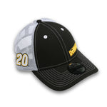 Christopher Bell 2024 Dewalt New Era 940 Trucker Black & White Hat