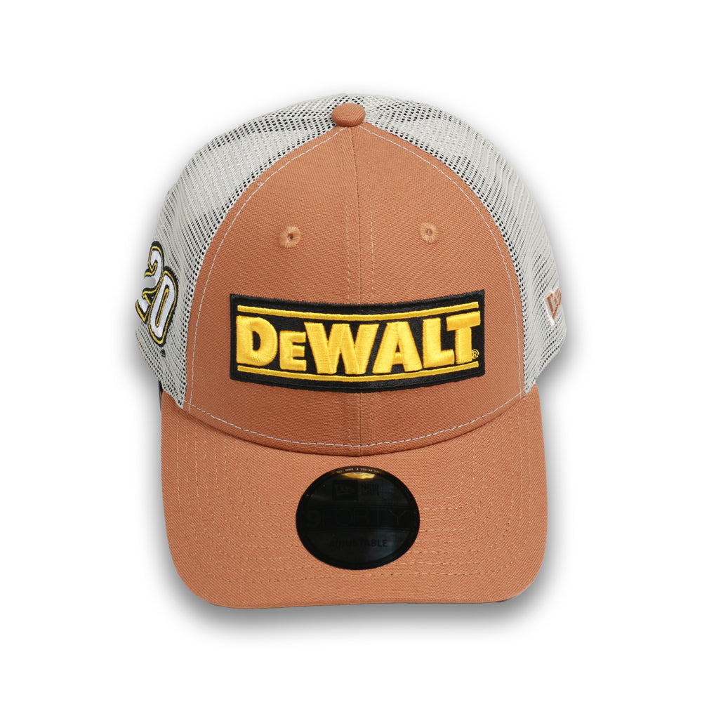 Christopher Bell 2024 Dewalt New Era 940 Trucker Bronzestone Hat