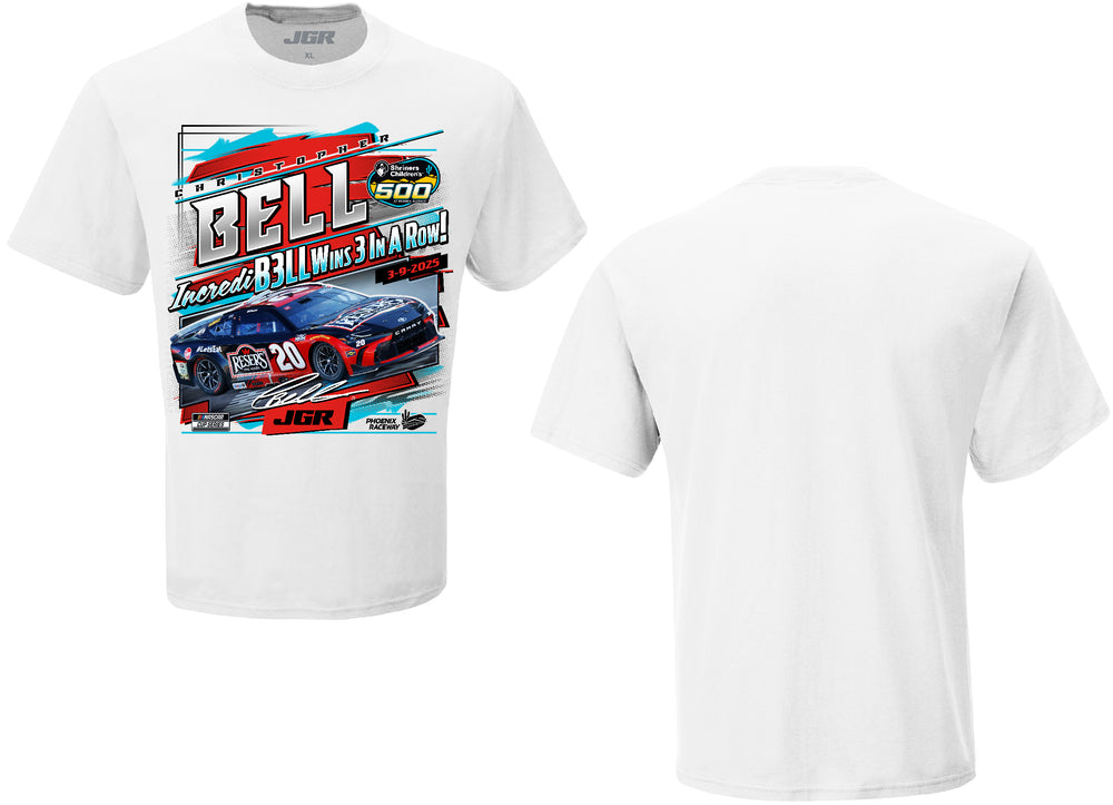 Christopher Bell 2025 Phoenix Shriners Children 500 Race Win Tee