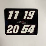 JGR Car Number Decal