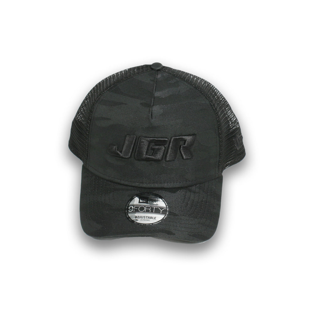 JGR -Toyota Xfinity Team New Era 940AF Black Camo Trucker Hat