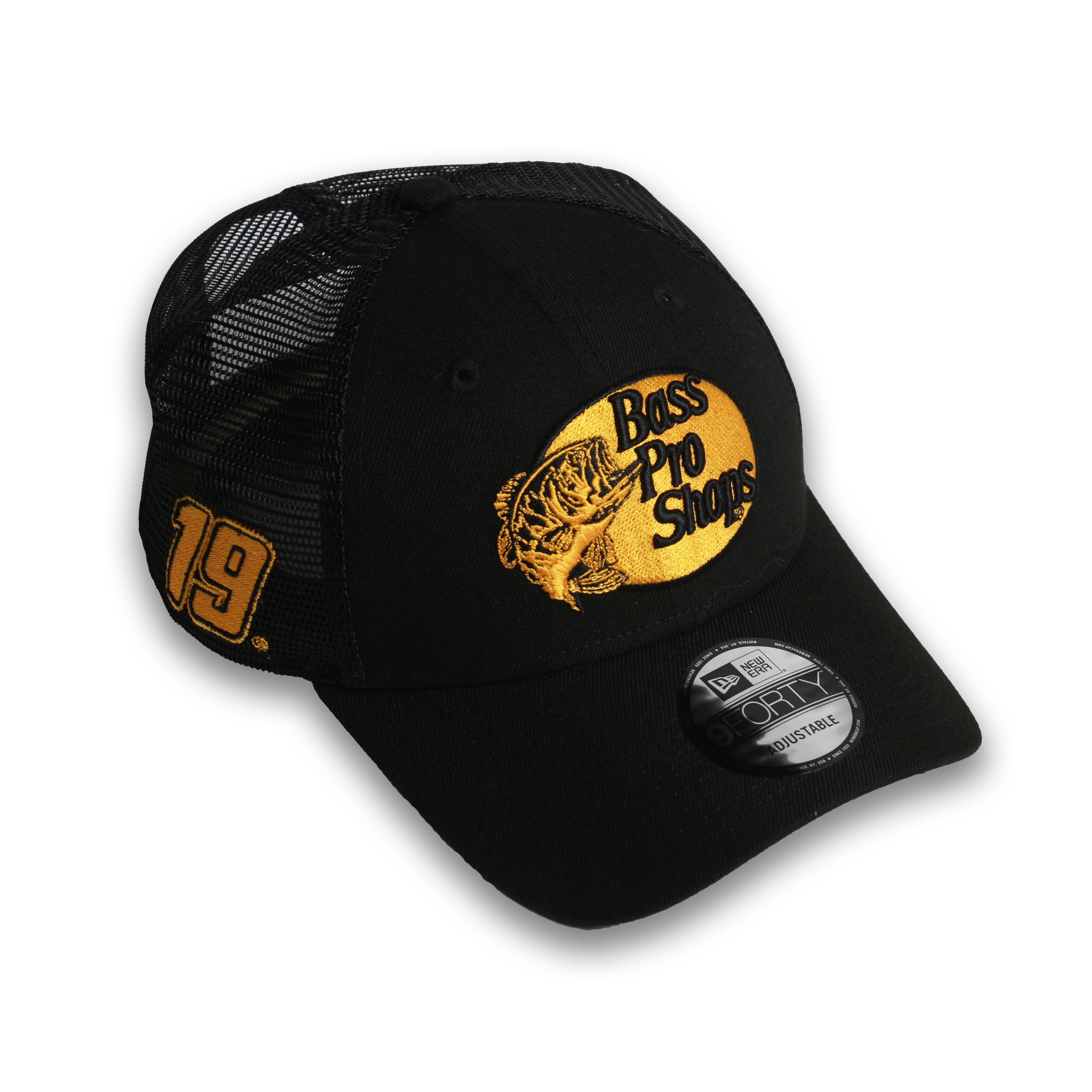 Martin Truex Jr. Bass Pro Black Gold New Era 940 Trucker Hat