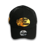 Martin Truex Jr. Bass Pro Black & Gold New Era 940 Trucker Hat