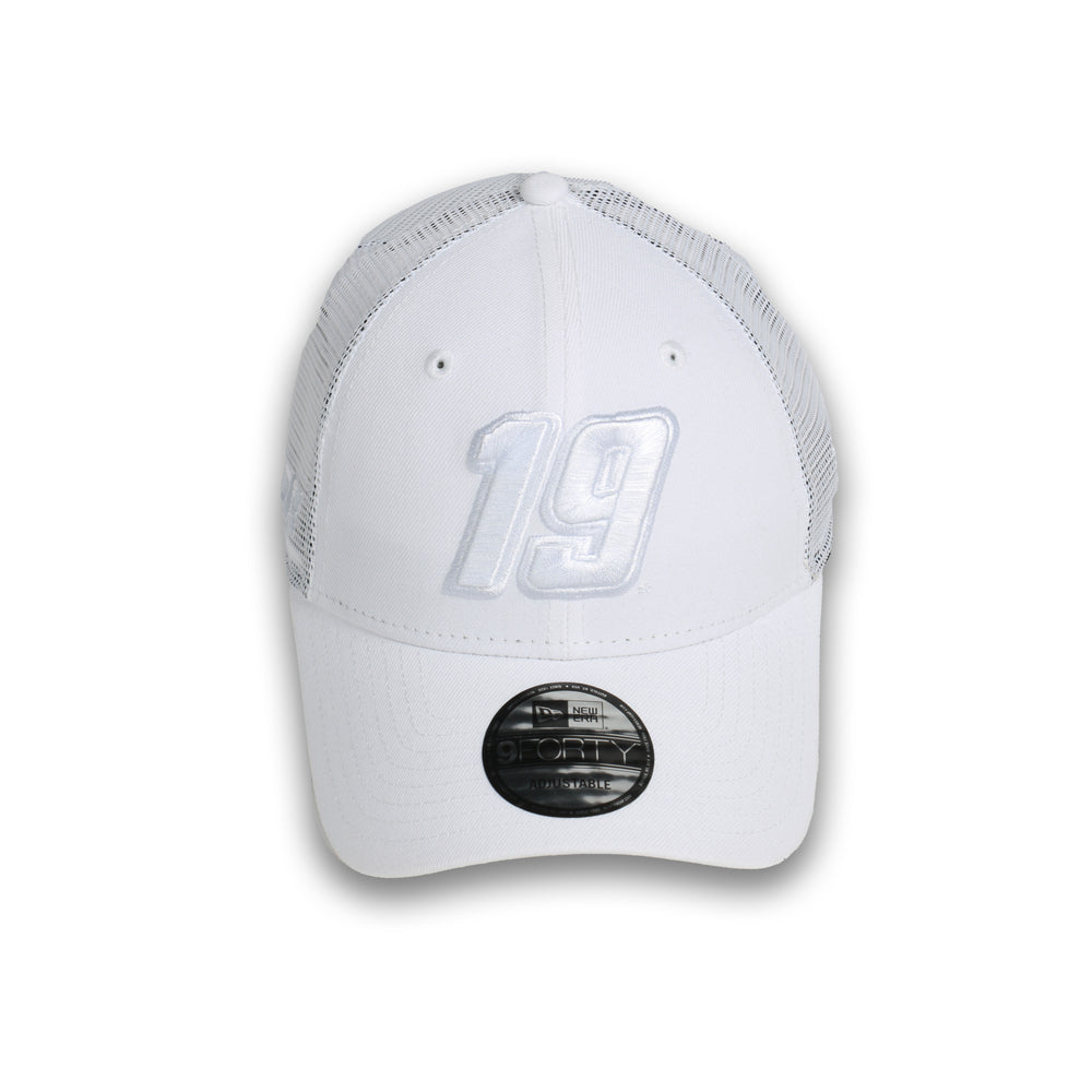 Chase Briscoe No. 19 New Era 940 Trucker Whiteout