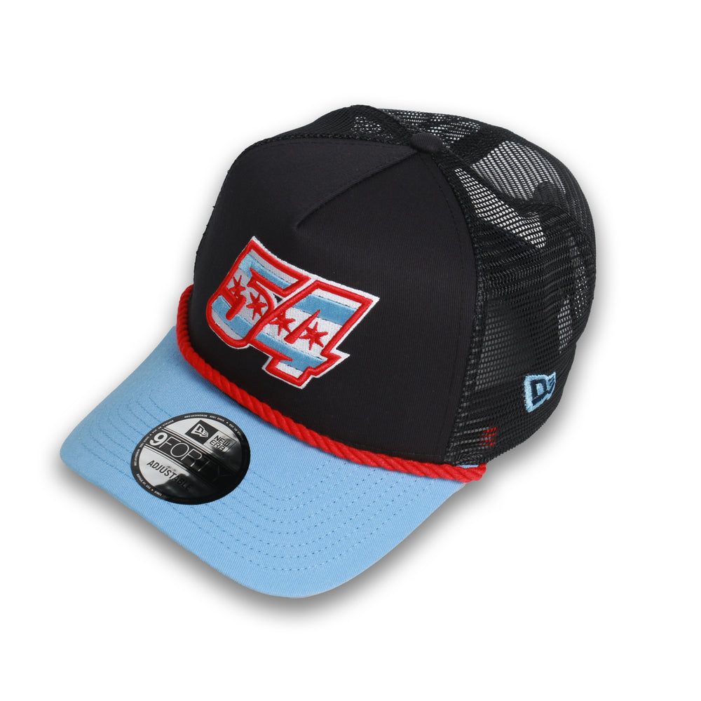 Ty Gibbs No. 54 940 New Era Trucker Chicago Street Race Hat