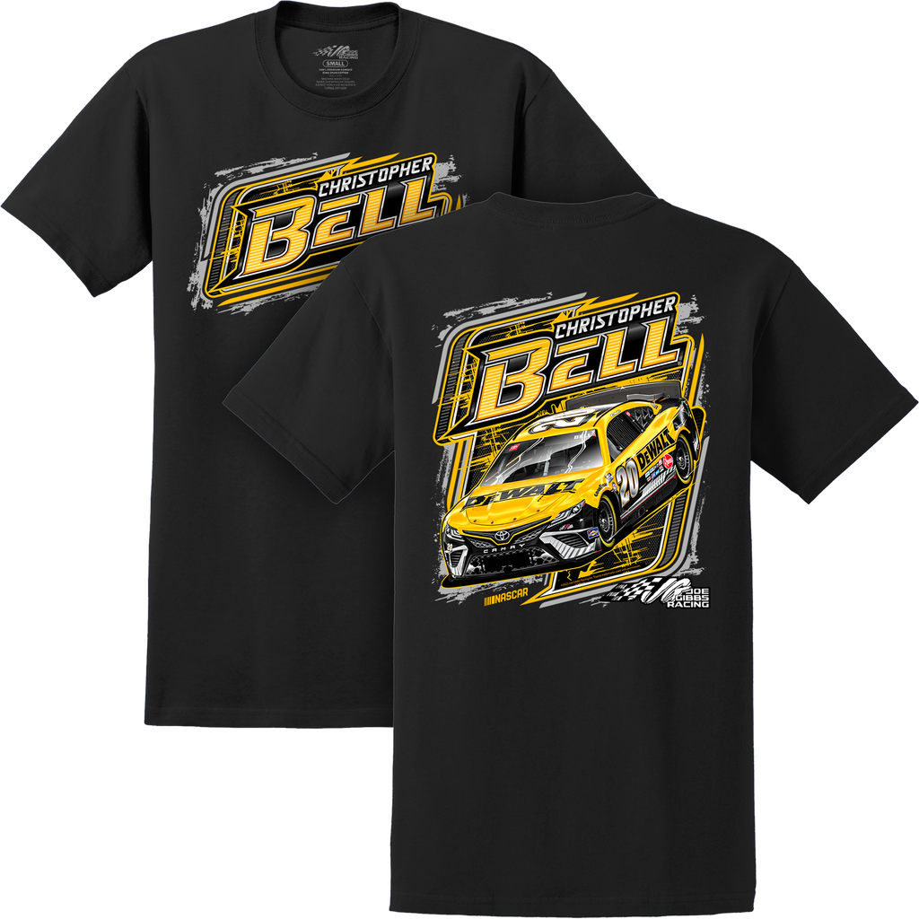 Christopher Bell Adult DeWalt Tee – Joe Gibbs Racing Store