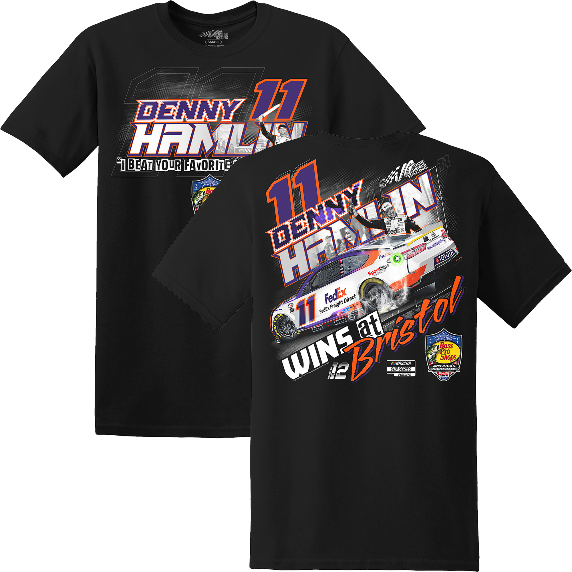 FINAL LAPS: Denny Hamlin wins Bass Pro Shops Night Race, NASCAR on FOX