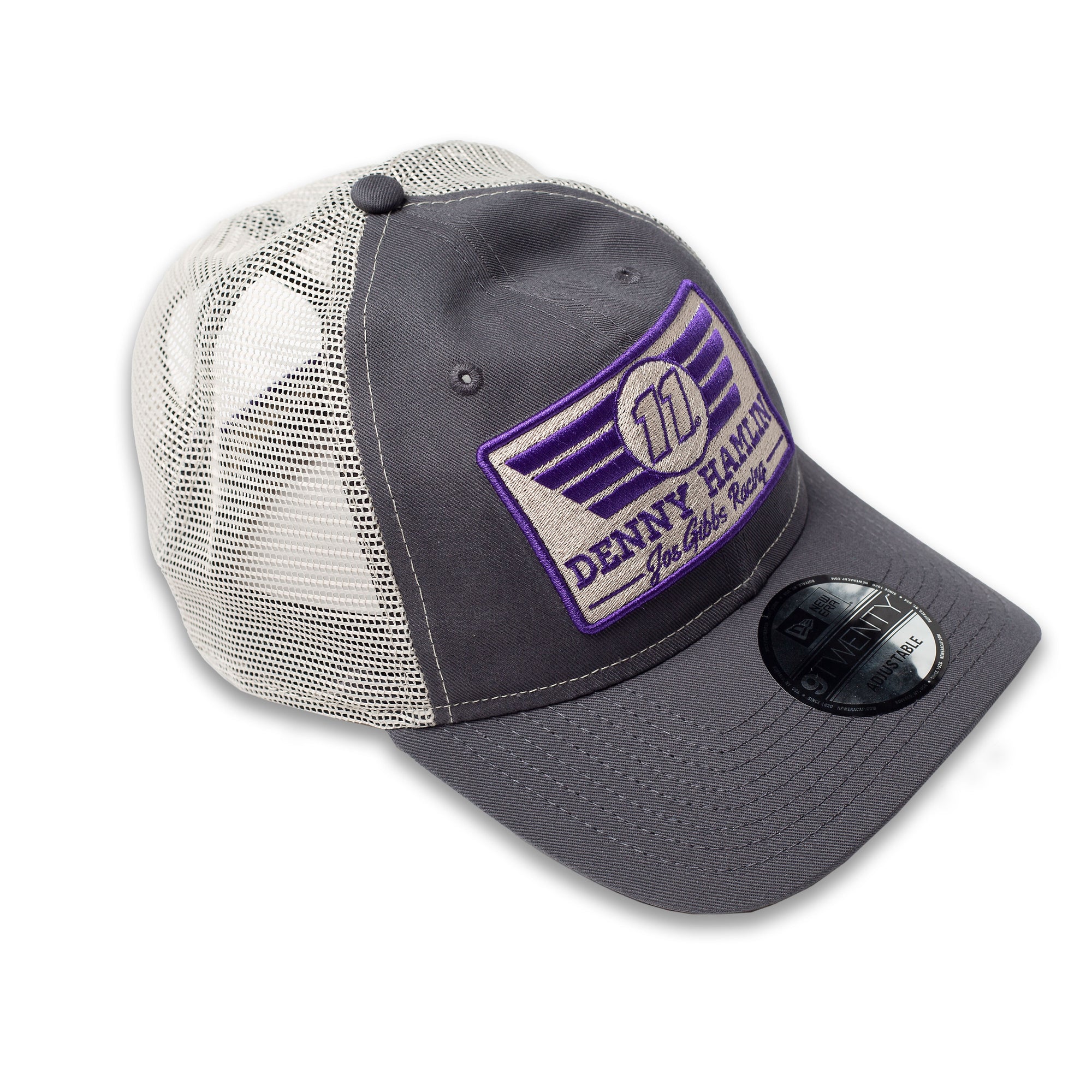 Denny Hamlin Wing Patch Trucker Hat New Era 920 – Joe Gibbs Racing